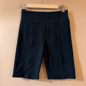 Nation LTD Women's Shaping Shorts Size Small Solid Black Biker